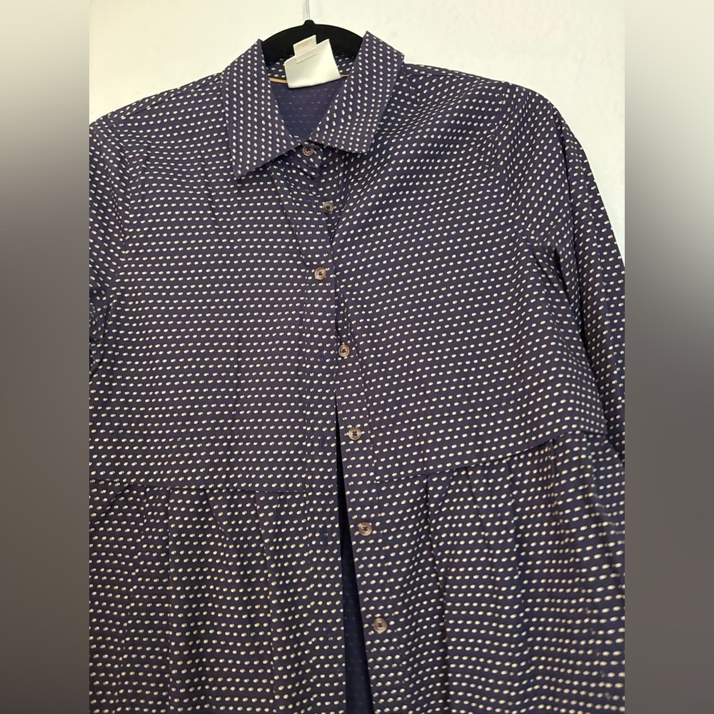 Maeve Anthropologie Blouse Tunic Small Layered Look 100% Cotton EUC - Picture 4 of 11